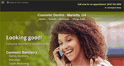Desktop Screenshot of cosmeticdentistmarietta.com